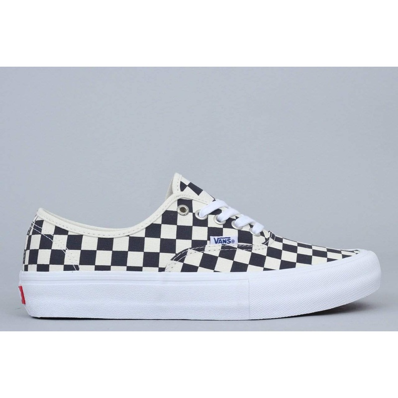 Vans Authentic Pro Shoes Checkerboard Navy UK7