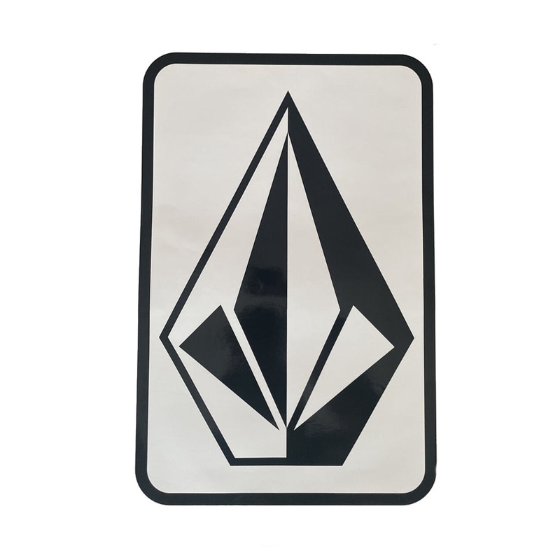Volcom Ramp Sticker Black/ White 12″x19″