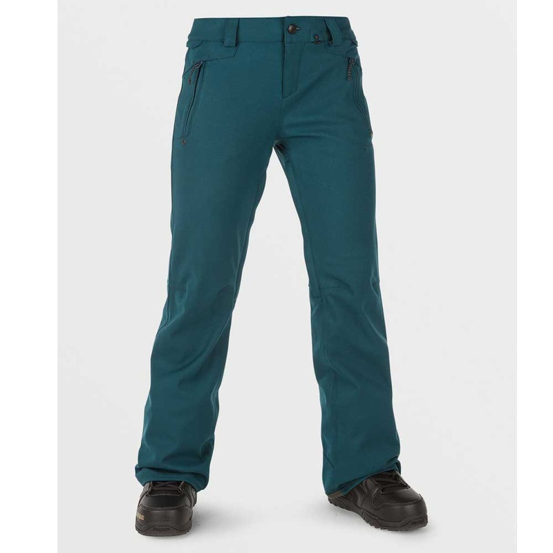 Volcom Womens Species Stretch Snow Pants X-Small Storm Blue