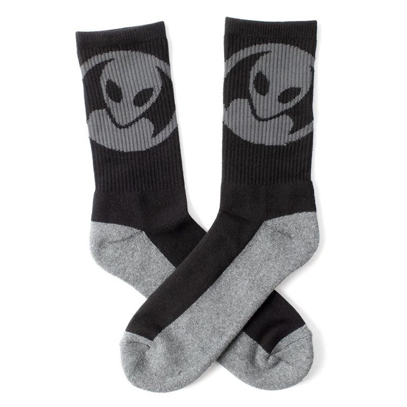 Alien Workshop Dot Crew Socks Black One Size Fits All