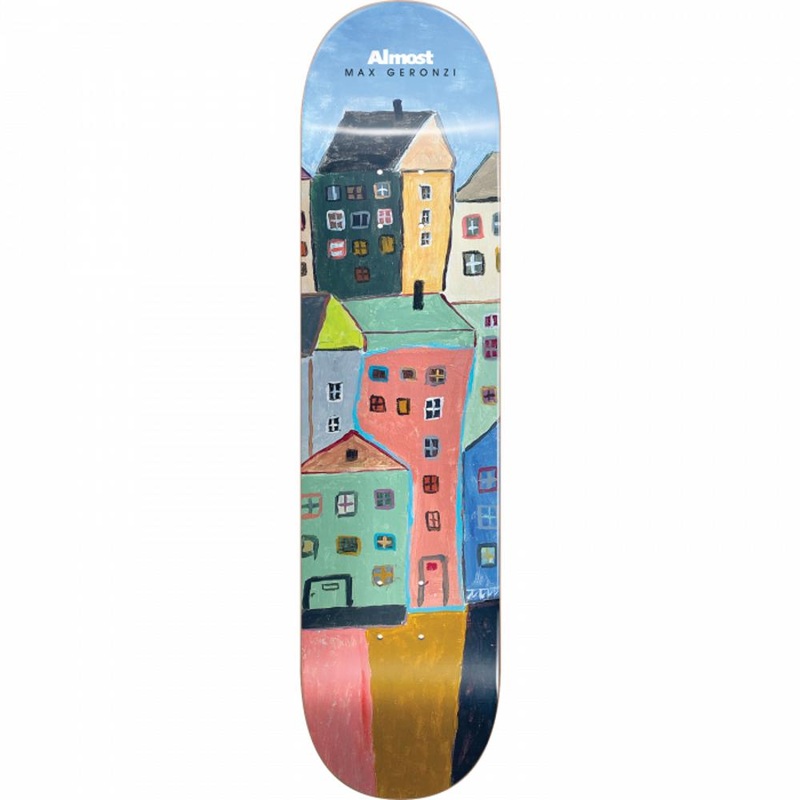 Almost Max Geronzi Places/Right 8.25″ Skateboard Deck Deck