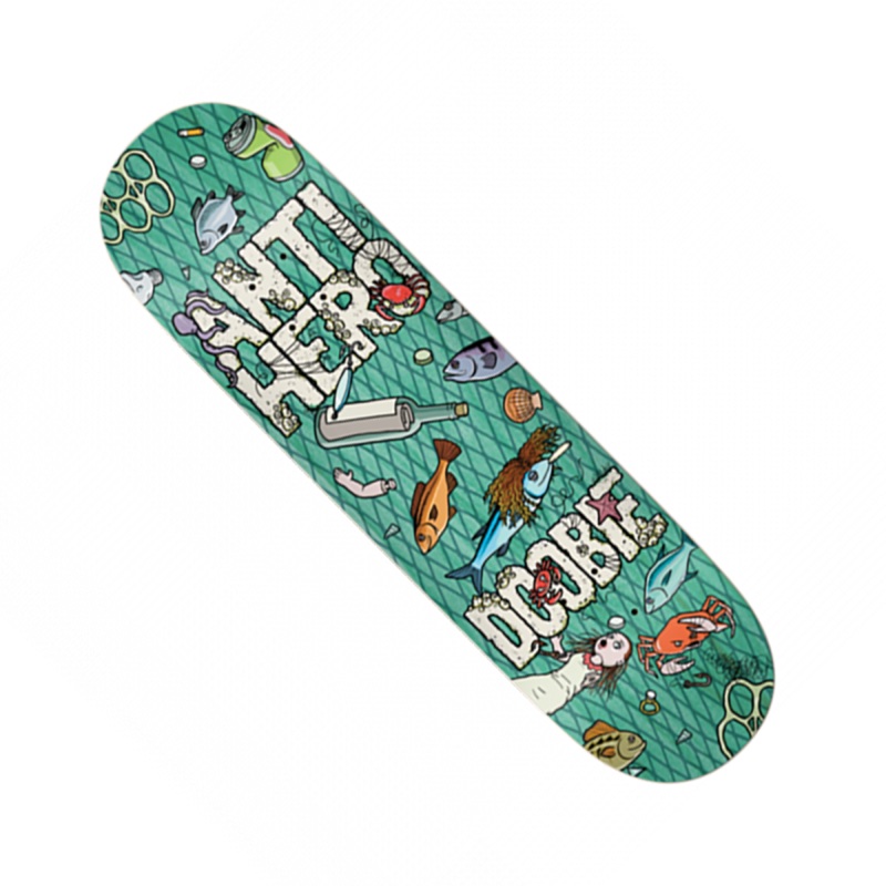 Anti Hero Victor Doobie Pellegrin “Catch of the Day” Deck – 8.5 ( Teal )