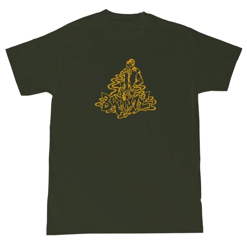 Bronze Tee 4/20 Olive SM