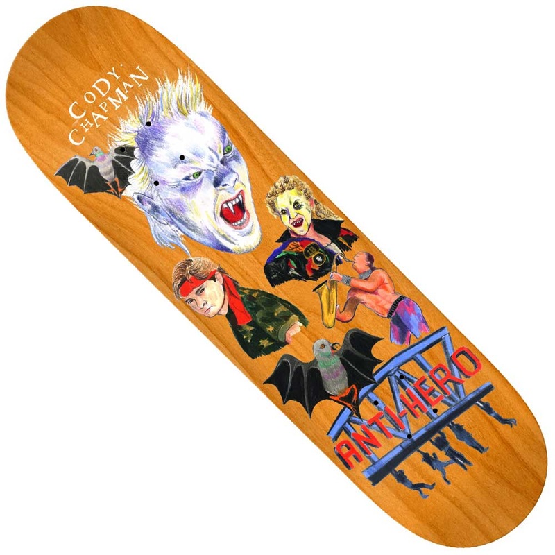 Cody Chapman 8.32 Still Believe Various Stains Anti Hero Skateboards Deck