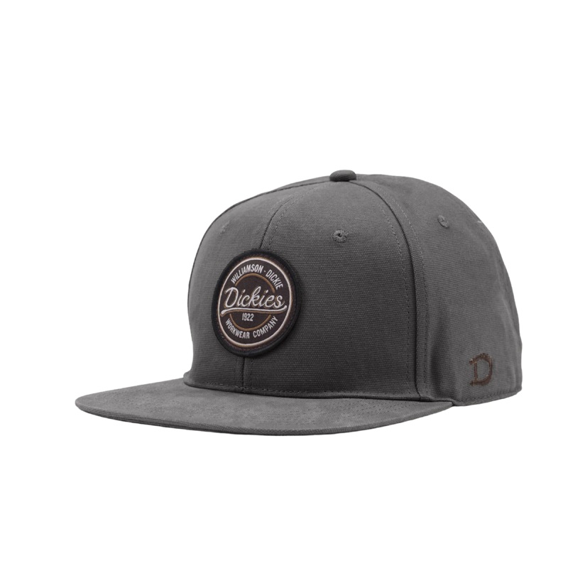Dickies – Canvas Flat Bill Cap – ( Slate )