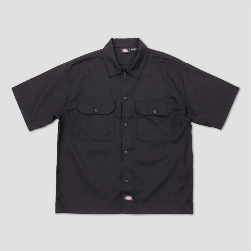 Dickies Unionville Shortsleeve Work Shirt Black Small