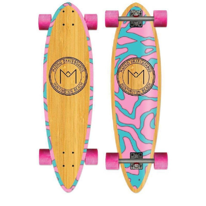 Madrid Harbor Series Blunt 36″ Bamboo Longboard Complete