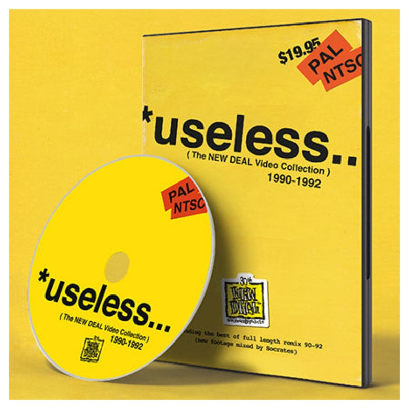 New Deal Skateboards Useless (The New Deal Video Collection) 1990-1992 DVD Yellow One size fits all