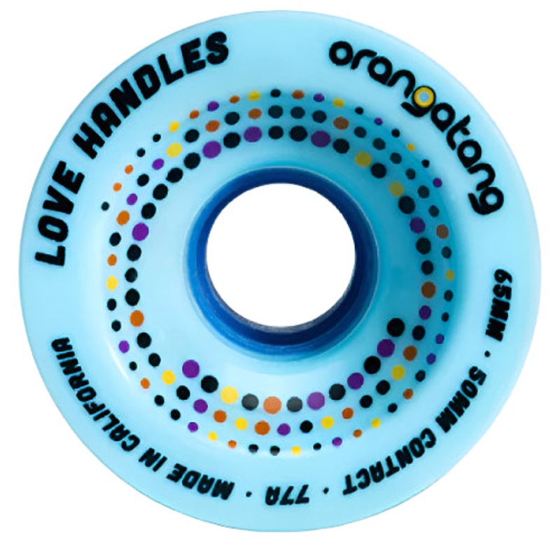 Orangatang Love Handles Wheels Blue 65MM 77A 65mm