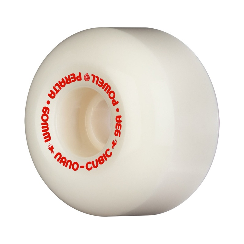 Powell Nano Cubic 54mm 93a Skateboard Wheels 54mm Duro 93a Hybrid