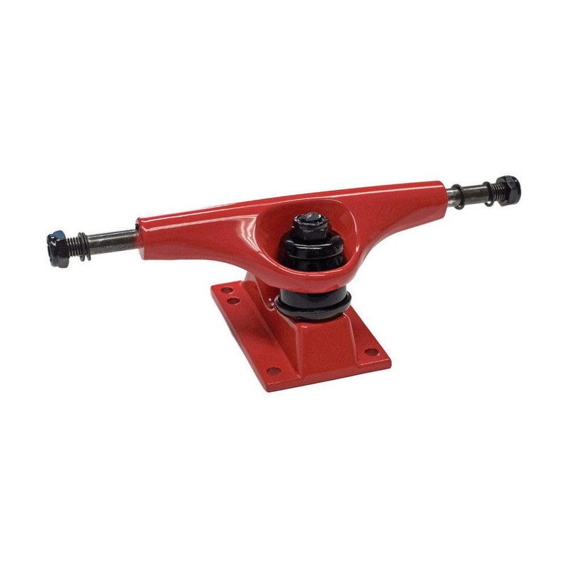 Punked 125mm / 5″ – Solid Red Skateboard Trucks | Set of 2