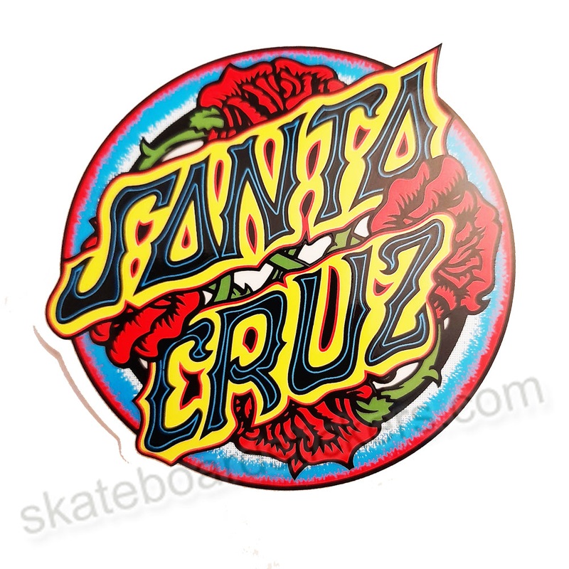 Santa Cruz – Dressen Roses Skateboard Sticker