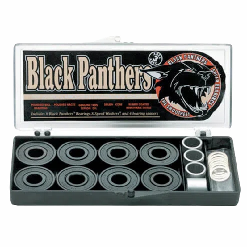 Shortys Black Panthers Abec 3 Bearings Abec 3