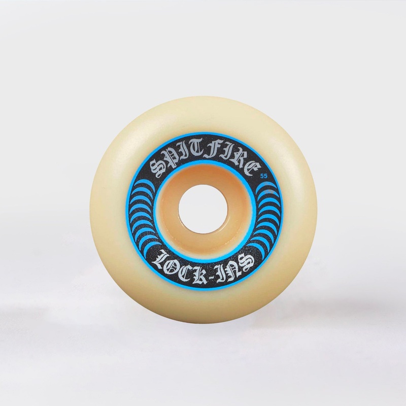 Spitfire – 55mm – 99a Formula Four Wheels Lock-Ins – Natural 55mm