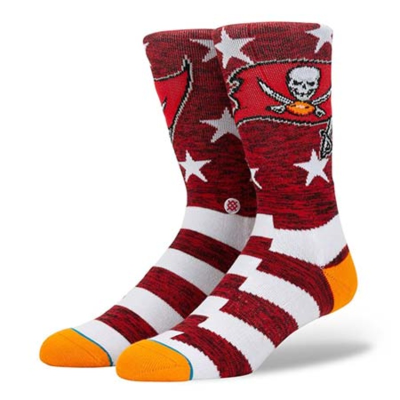 Stance Bucs Banner Socks Red Large