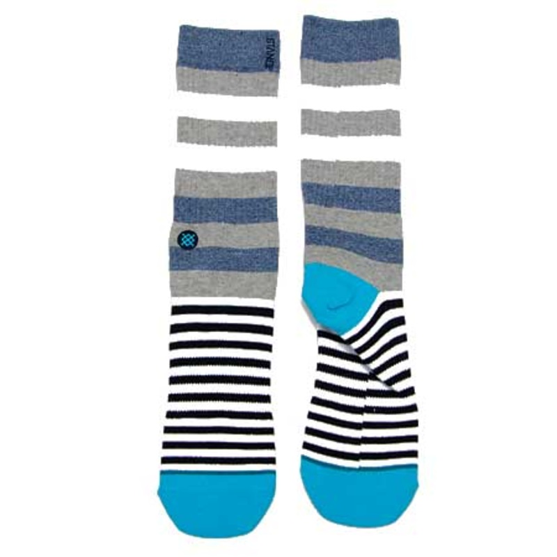 Stance Launch Crew Socks Gray Large