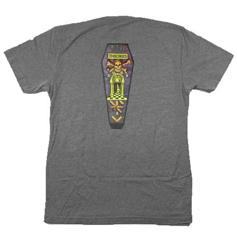 Theories Coffin 2.0 T Shirt Heather Grey Large