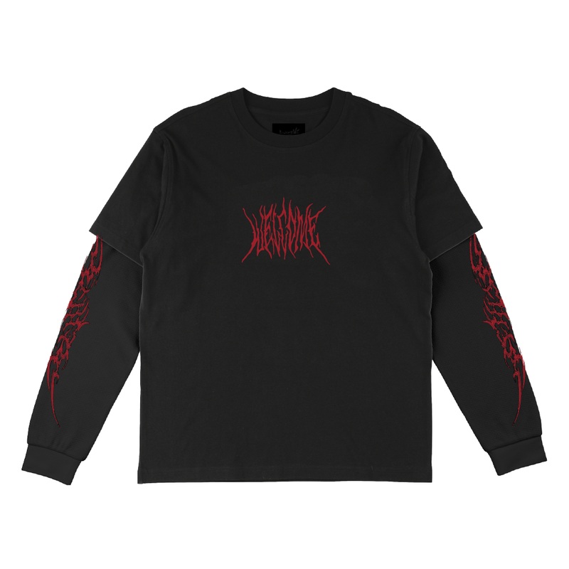 Welcome Caste Layered Knit L/S T-Shirt Small