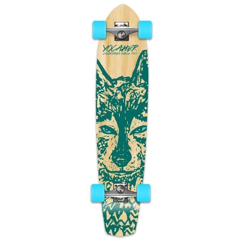 Wolf 36″ Slimkick Longboard from Punked – Complete Complete