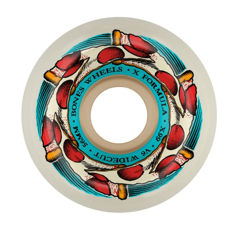Bones 99a X Formula Deep Dish Skateboard Wheels 53mm