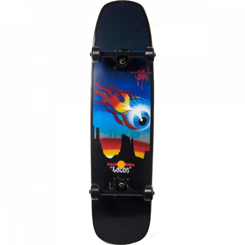 California Locos Rick Griffin Monument Eyeball 32″ Cruiser Longboard Complete