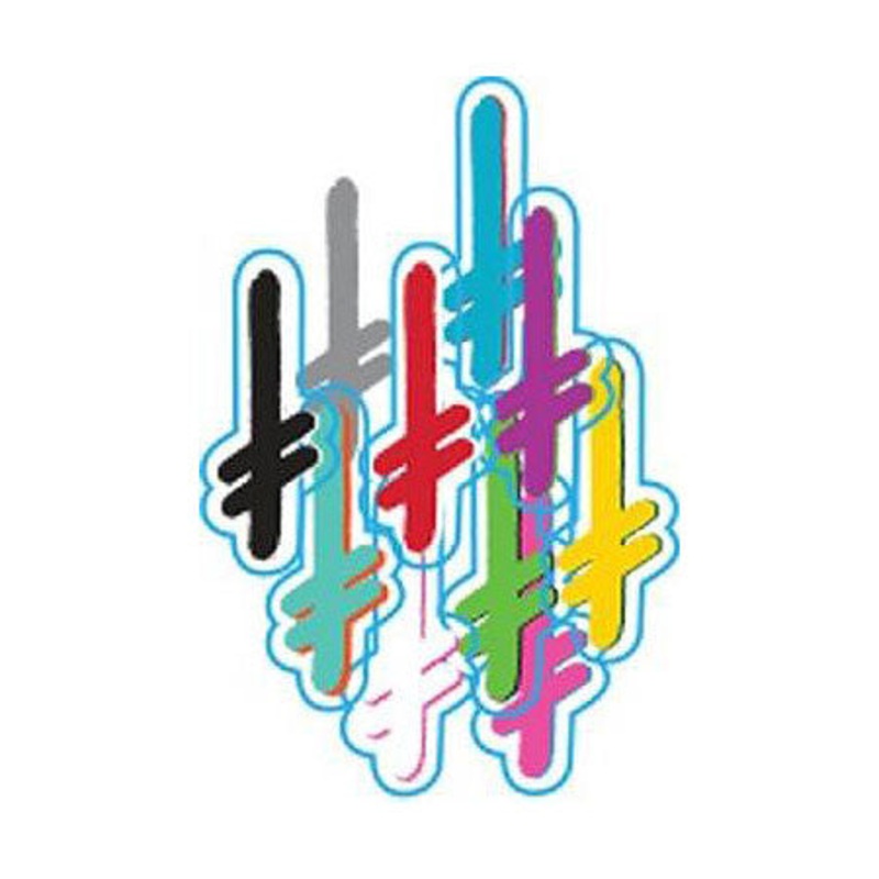 Deathwish Gang Logo Sticker Assorted 5.5″
