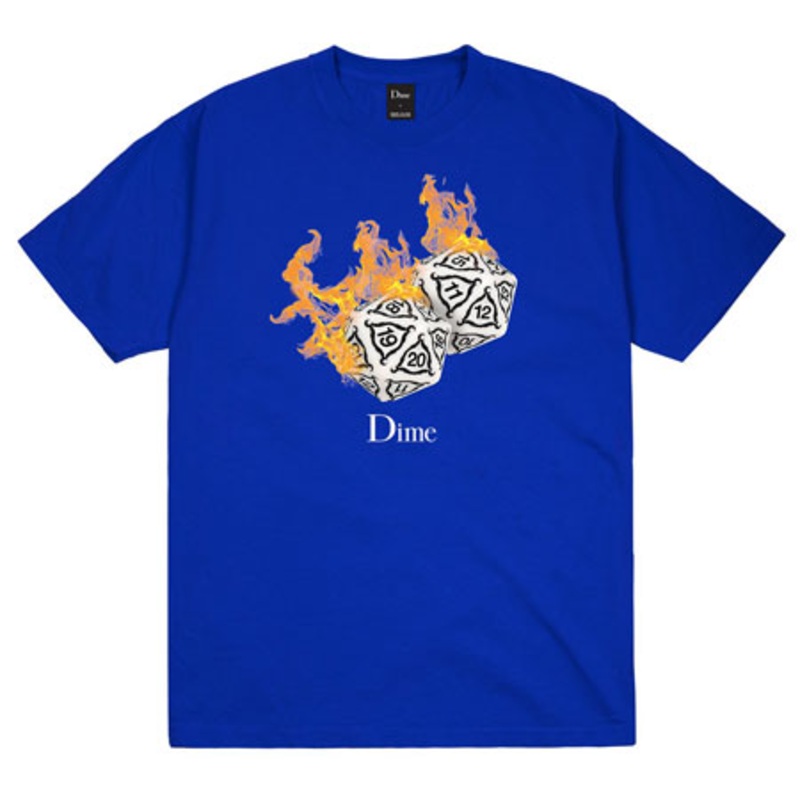 Dime Re-Roll T Shirt Blue Extra Large