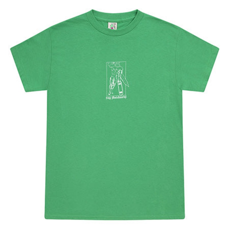 Frog Skateboards Medieval Sk8lord T Shirt Green Extra Large