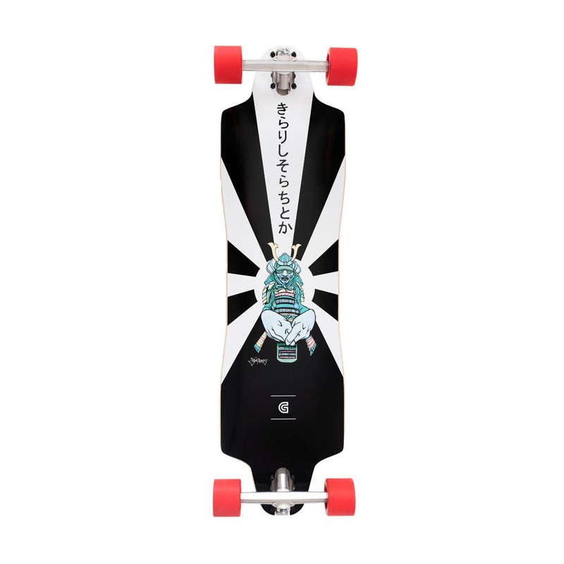 GoldCoast Last Samurai 36″ Drop Through Longboard Complete