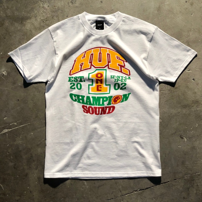 HUF – Champion Sound Tee – White Medium