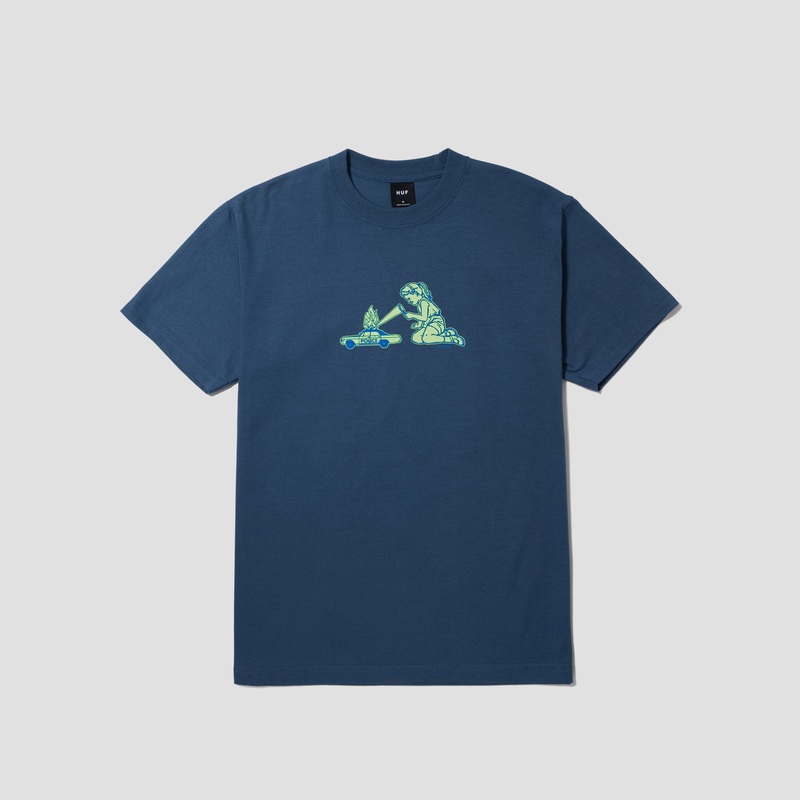 HUF Playtime T-Shirt Slate Blue Small