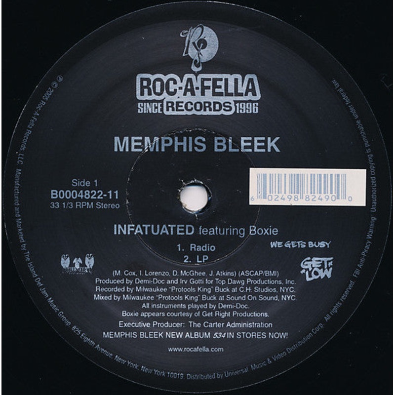 Memphis Bleek  Infatuated Vinyl LP Record *Sealed 2005 Release*