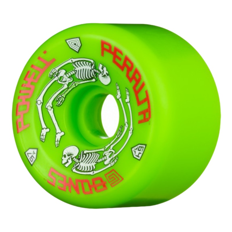 Powell Peralta G-Bones Skateboard Wheels 64mm 97a – Green (4 pack) 64mm