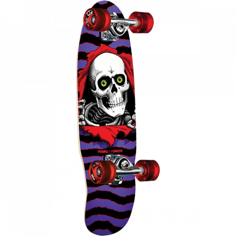 Powell Peralta Ripper Micro Mini 7.5″ Purple/Red Skateboard