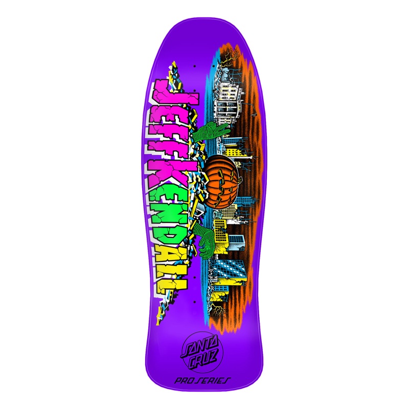 **Pre-Order** Santa Cruz Jeff Kendall Pumpkin Purple 10″ Skateboard Deck