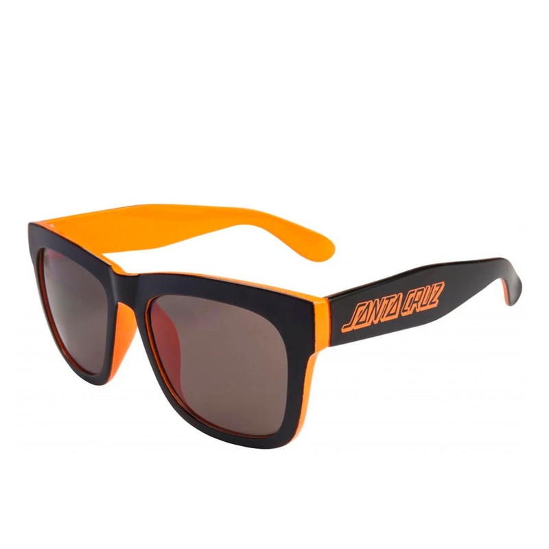 Santa Cruz Dazed Sunglasses – Black/Fluro Orange