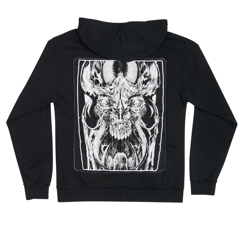 Santa Cruz Winkowski Primeval Zip Hooded Sweatshirt Small Black
