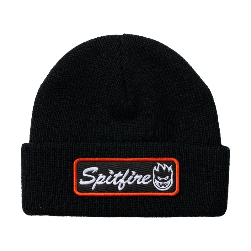 Spitfire Courier Patch Beanie Black