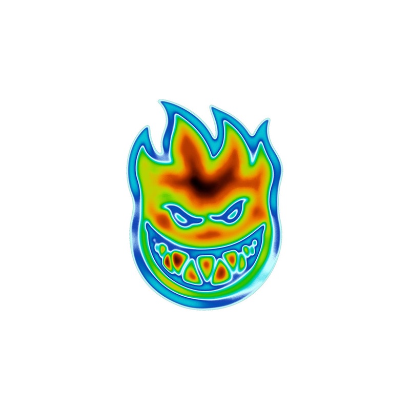 Spitfire Radioactive Bighead Sticker Multicolor 3.25″