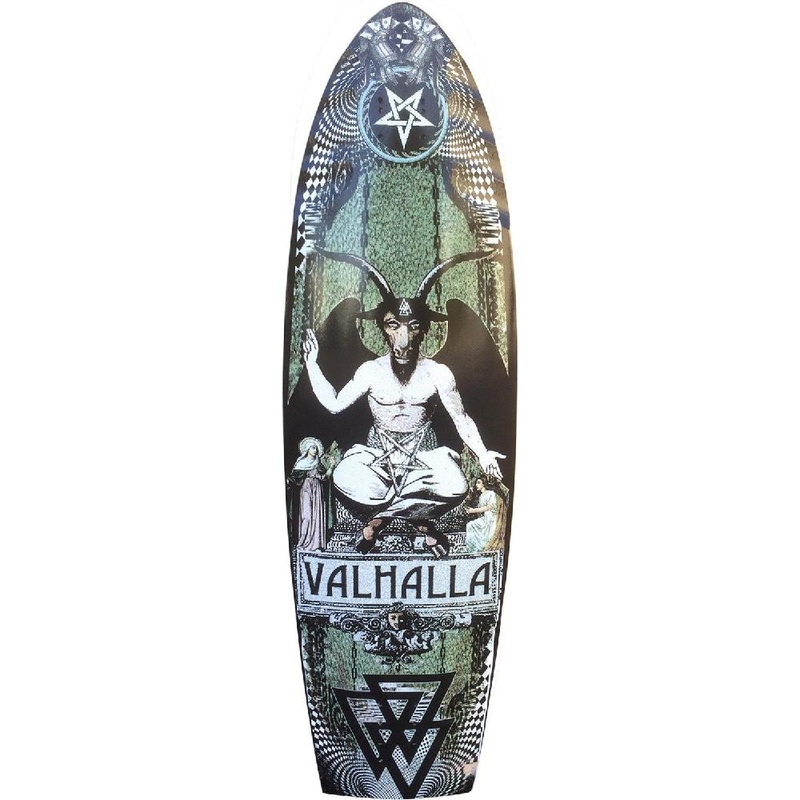 Valhalla Black Dolphin 36.25″ Freeride Longboard Deck Deck