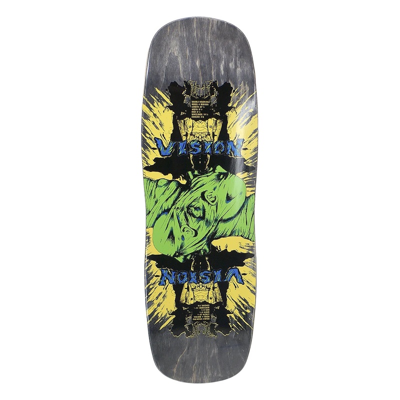 Vision Double Vision 9.5″ Skateboard Deck Brown Stain
