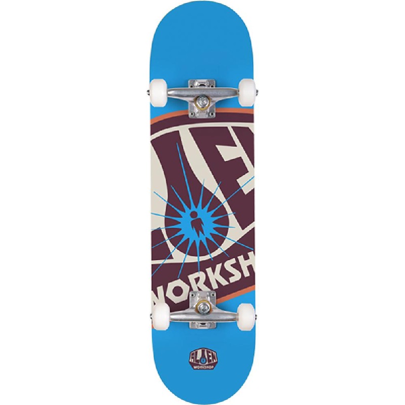 Alien Workshop OG Logo Blue 8.0″ Skateboard Complete