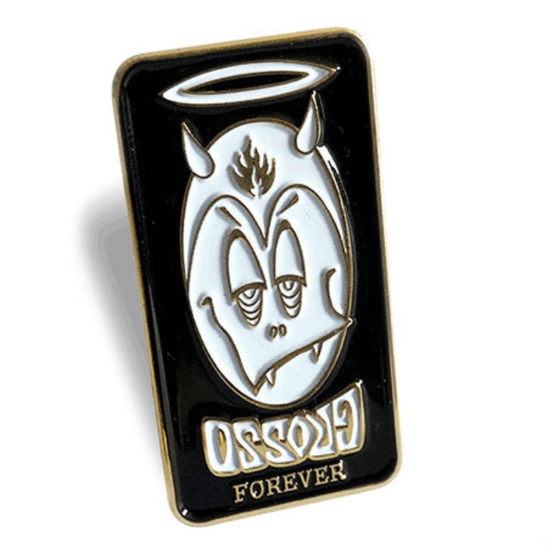Black Label Grosso Forever Pin Black 1.5″