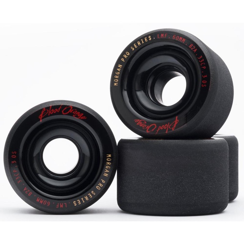 Blood Orange Morgan Pro Series 60mm/82A Black Wheels | set of 4 Blood Orange Morgan Pro Series 60mm/82A Black Wheels