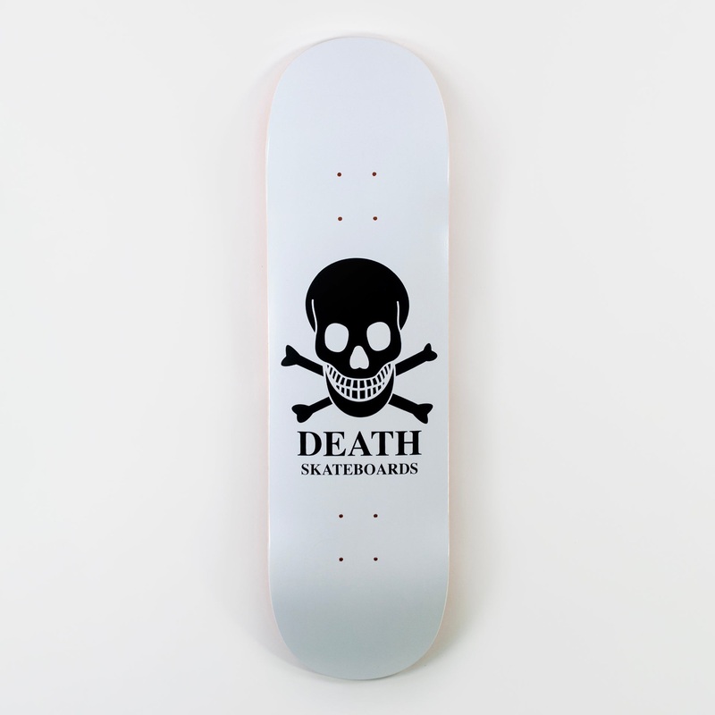Death 8.625″ OG Skull Deck – White 8.625″