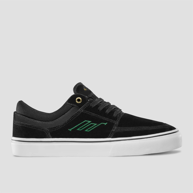 Emerica Hoban Skate Shoes Black / White / Gold UK7