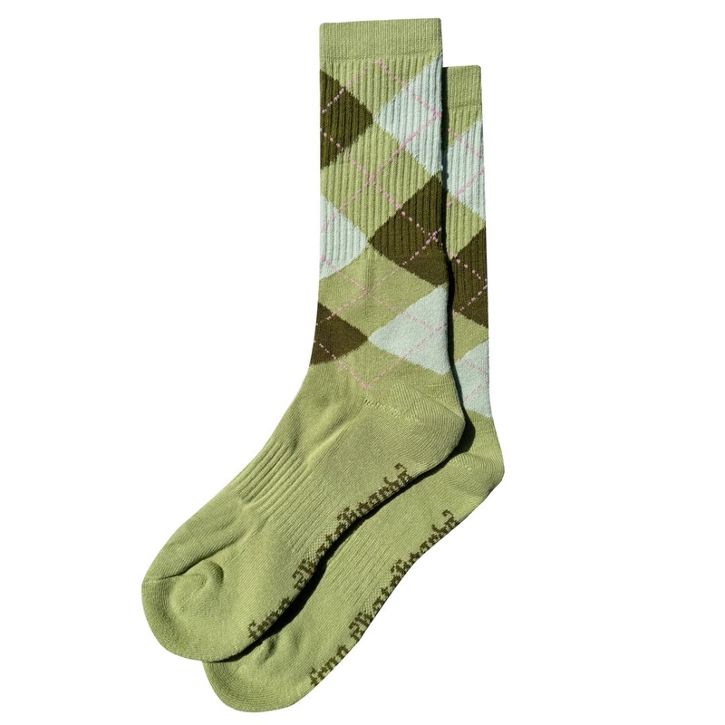 Frog Argyle Socks (Green) OS