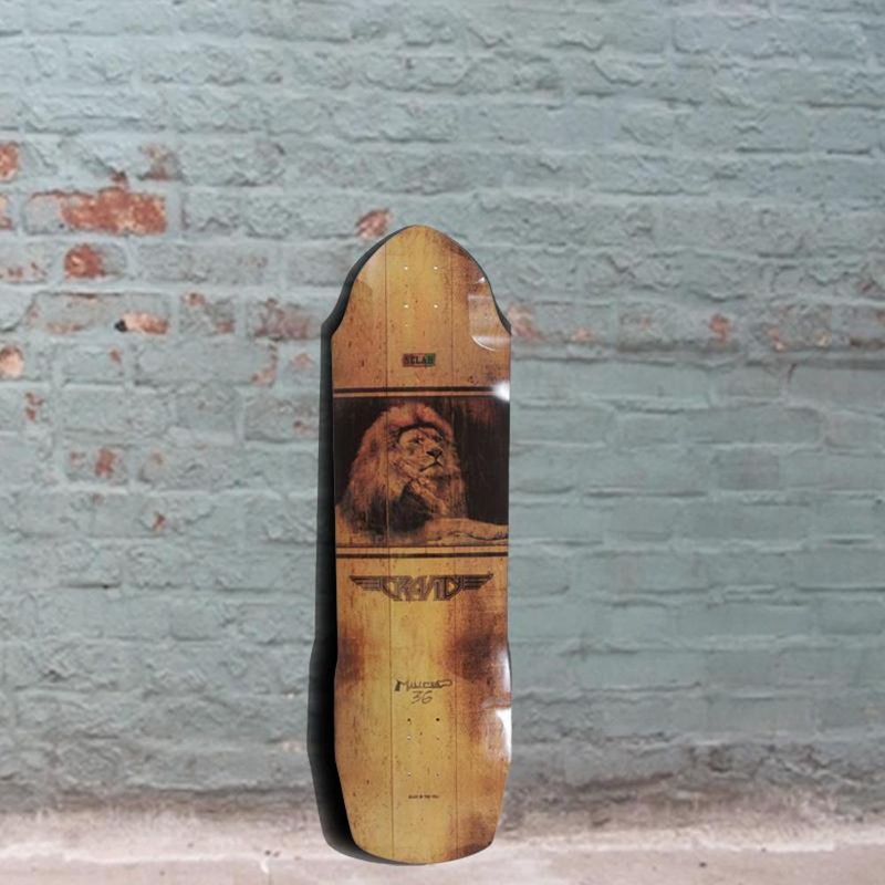 Gravity Miura Selah Lion Longboard 36 inches – Deck