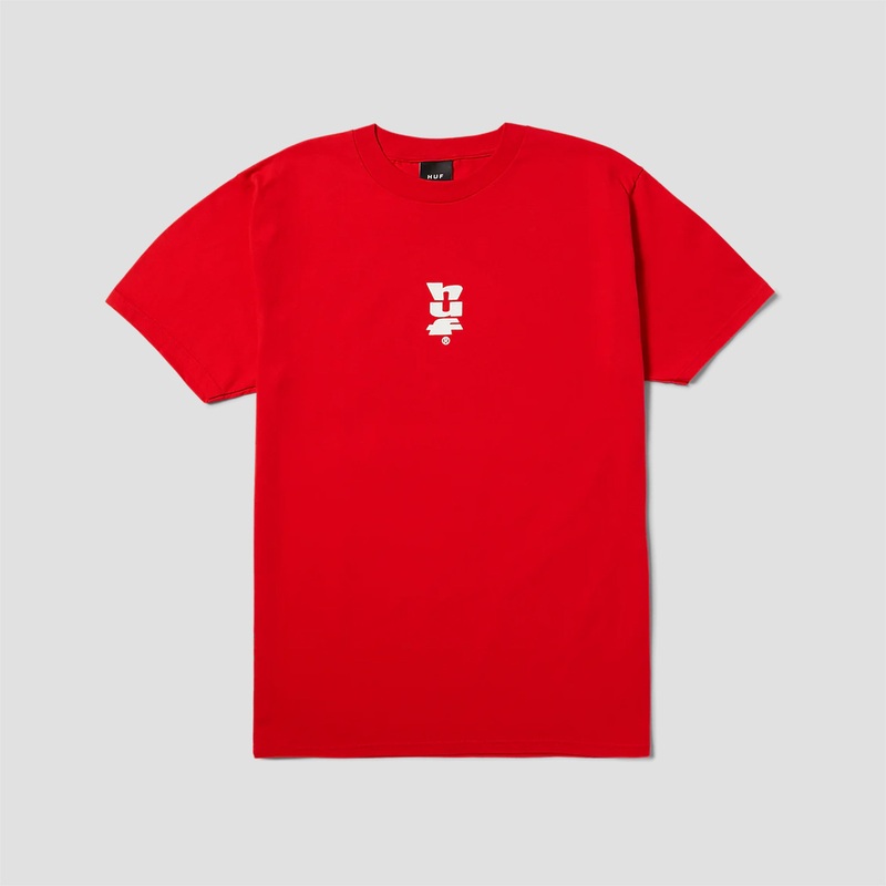 HUF Set Megablast Shortsleeve T-Shirt Tomato Small