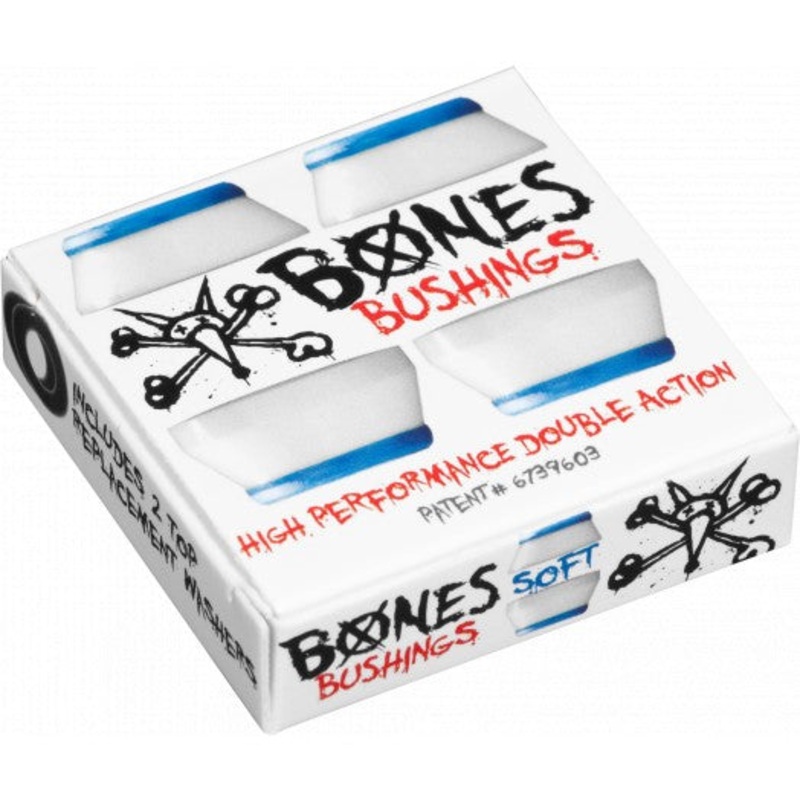 Powell Peralta BONES skateboard Bushings – SOFT WHITE